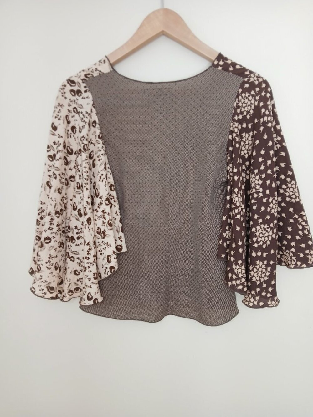 Vintage Y2K Katayone Adeli Silk Patchwork Blouse Size Small - Picture 4 of 7